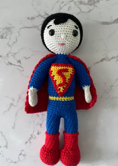 Superman Superhero Amigurumi Pattern