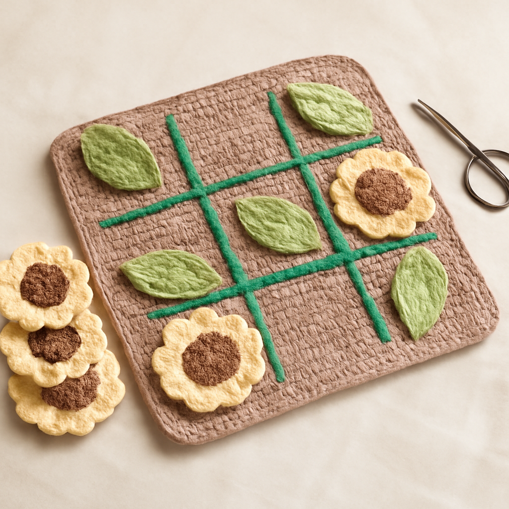 Tic-Tac-Toe Game Crochet Pattern