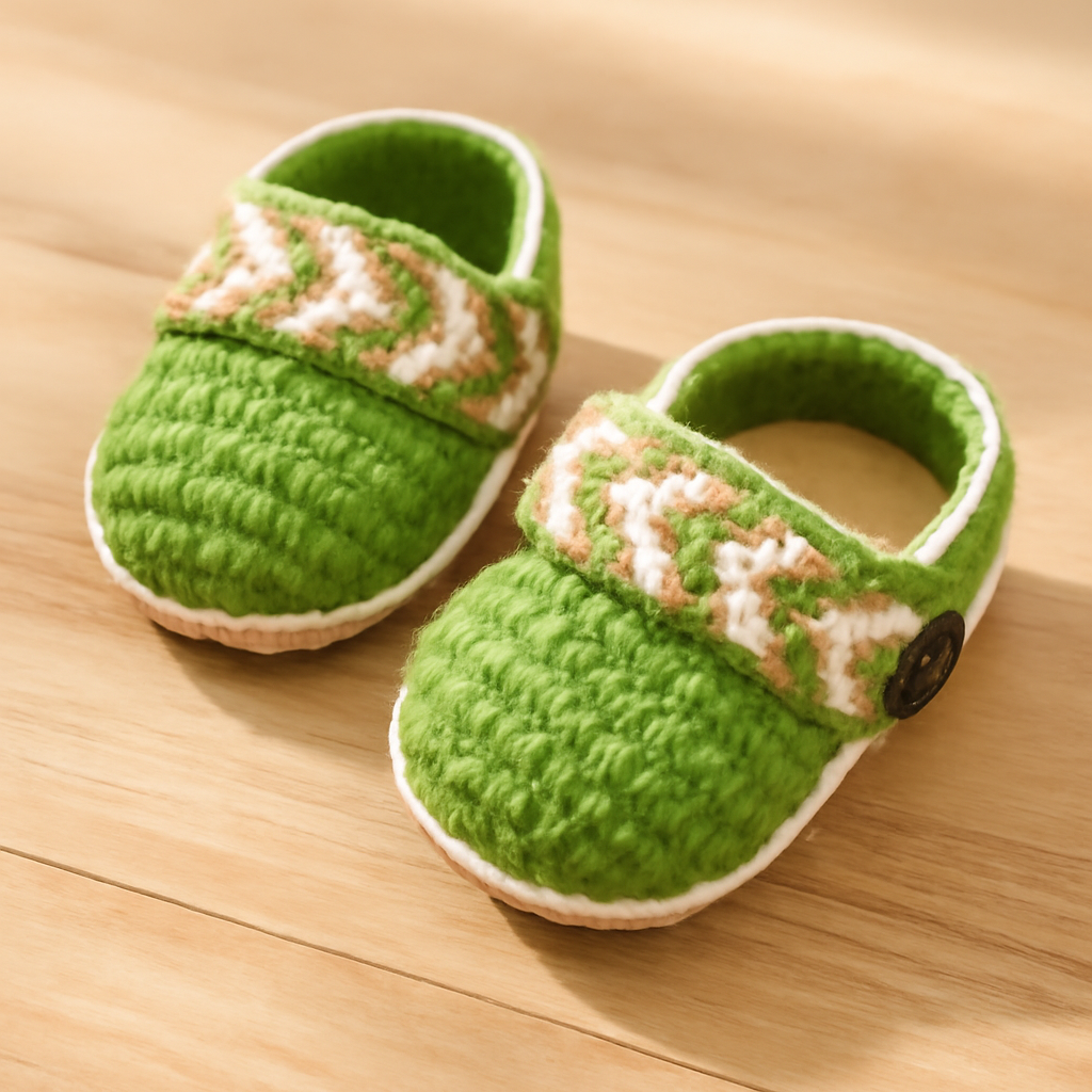 Tribal Baby Clogs Crochet Pattern