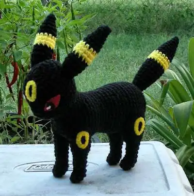 Umbreon Plushie Amigurumi Pattern