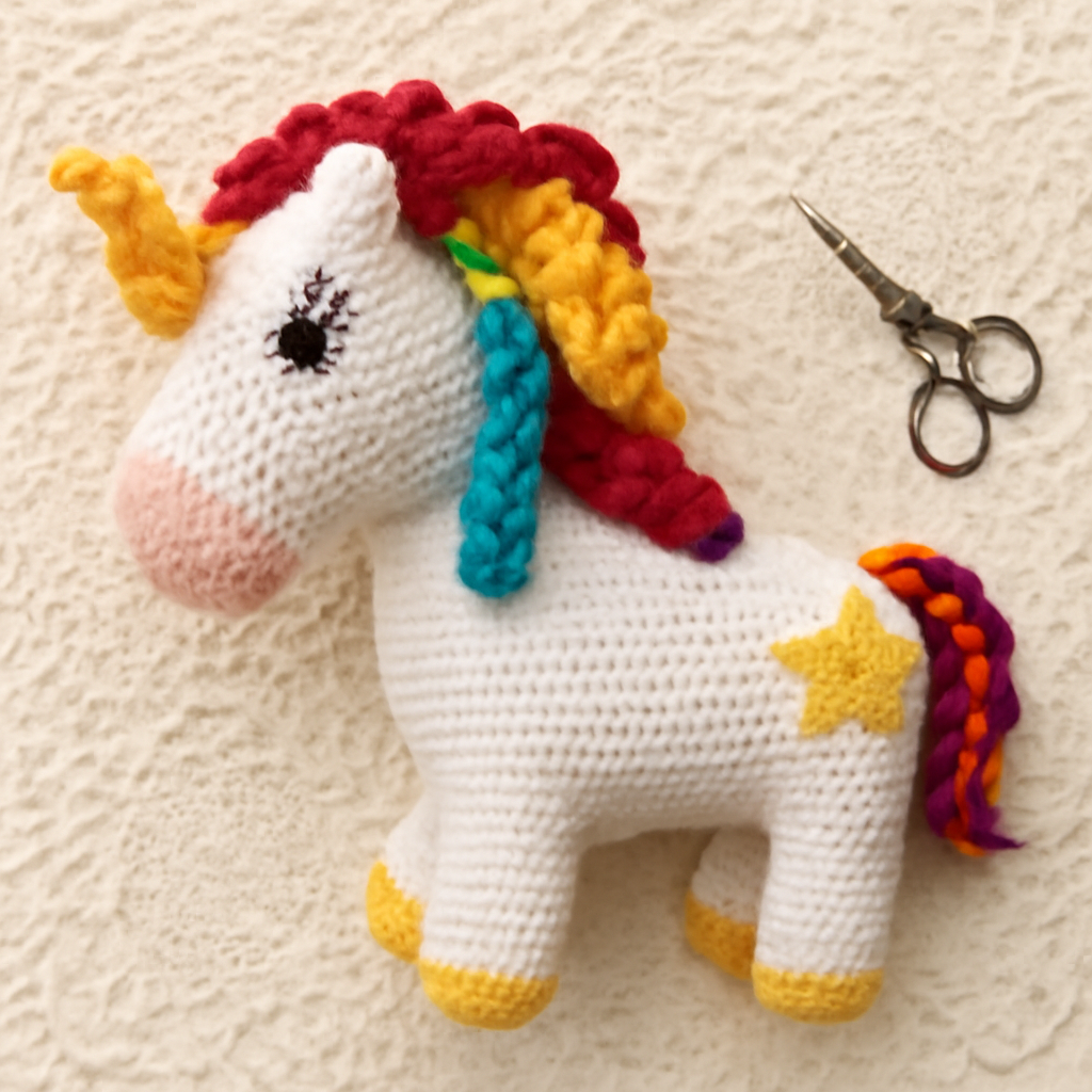 Unicorn & Hatching Baby Amigurumi Pattern