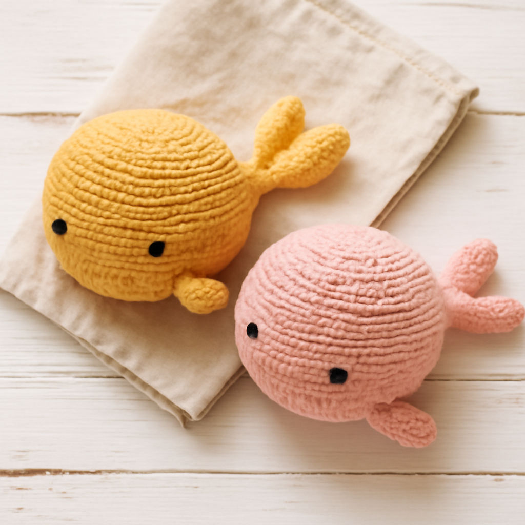 Wallace and Wanda Whale Amigurumi Pattern