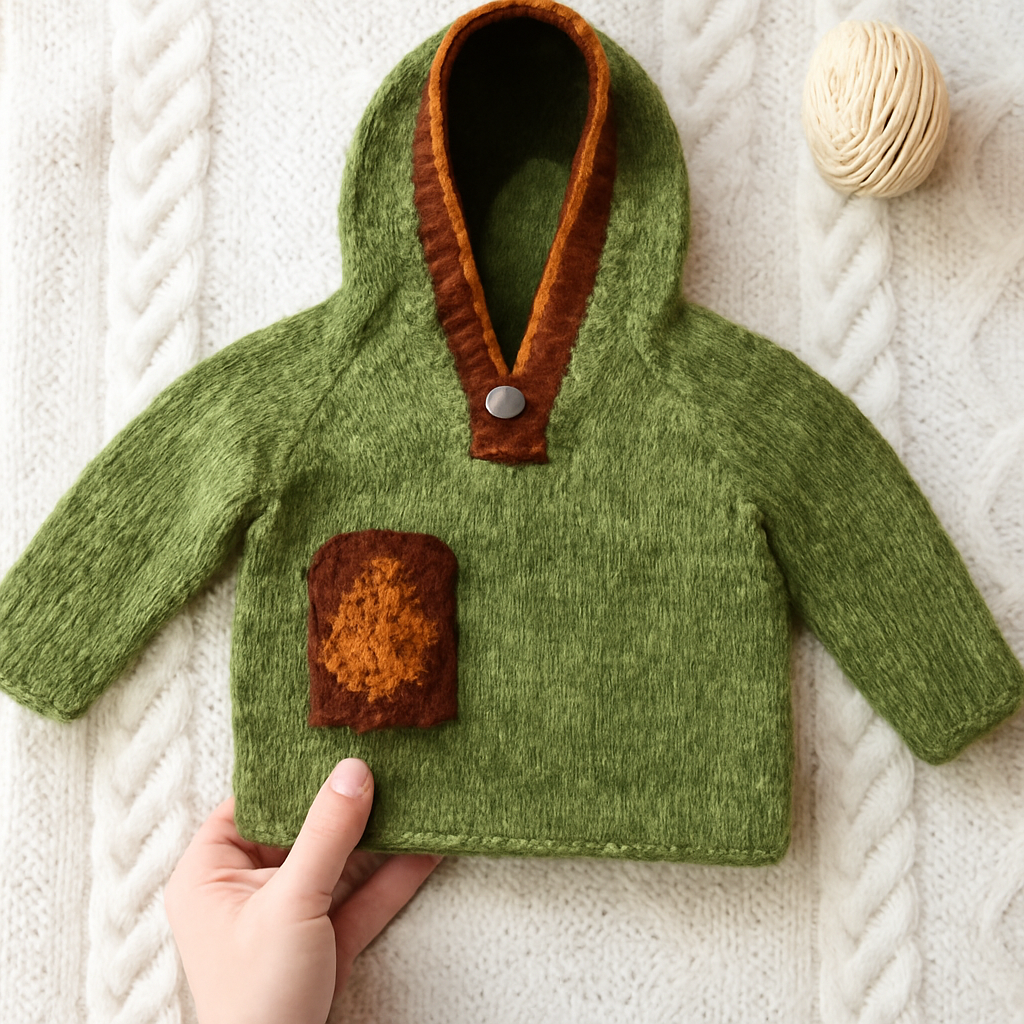 Waya Baby Hoodie Knitting Pattern