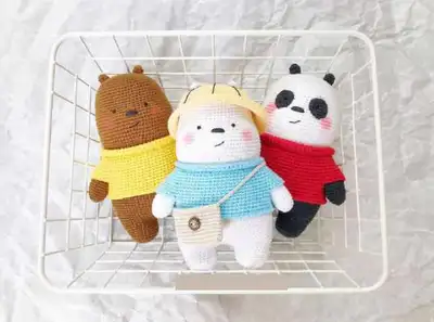 We Bare Bears Panda Amigurumi Pattern