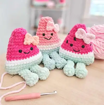 Wendi the Watermelon Amigurumi Pattern